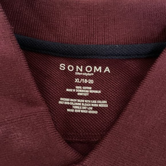 Mens Short Sleeve Top Sonoma Size XL - Picture 6 of 10